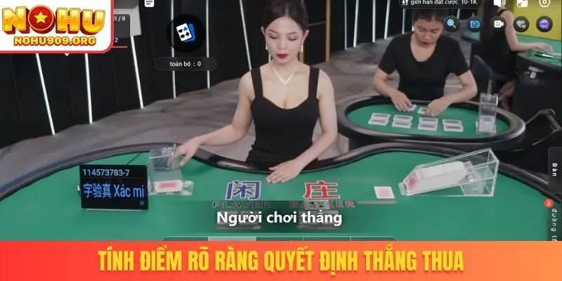 Tính điểm rõ ràng quyết định thắng thua