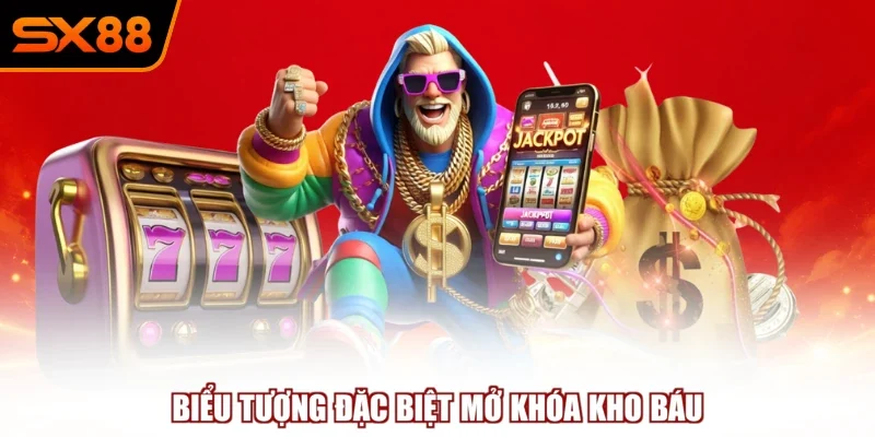 Biểu tượng đặc biệt mở khóa kho báu
